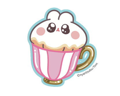 にゃんつぶ　身支度＆ティータイムステッカー(全5種)