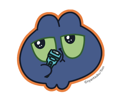 にゃんつぶ　身支度＆ティータイムステッカー(全5種)