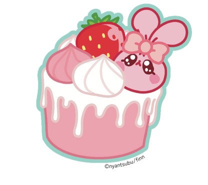 にゃんつぶ　身支度＆ティータイムステッカー(全5種)