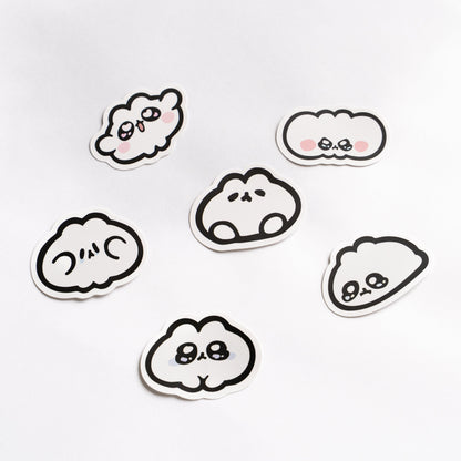 にゃんつぶランダムステッカー（6種）