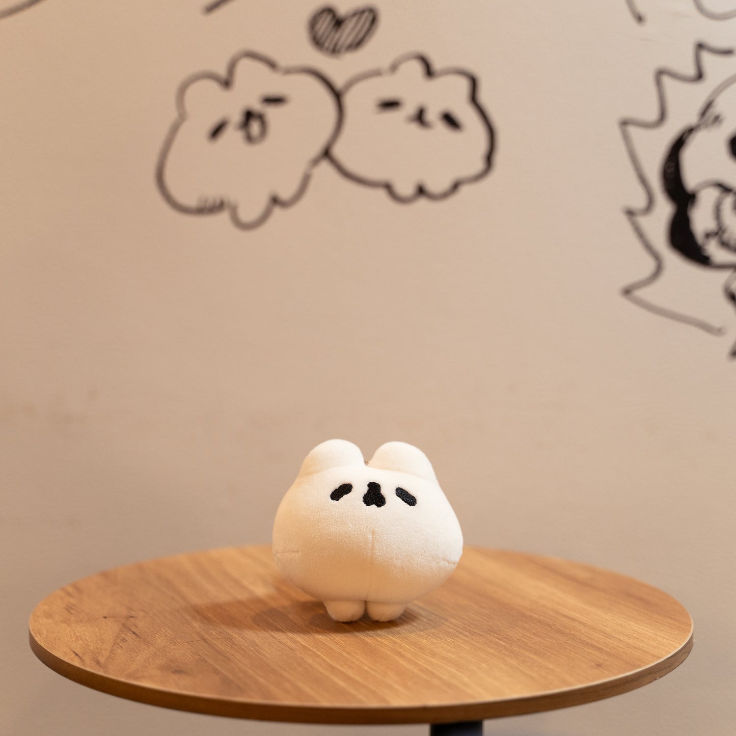 にゃんつぶ　ぬいぐるみキーホルダー