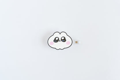 アクリルヘアクリップ　にゃんつぶ＆くろつぶ