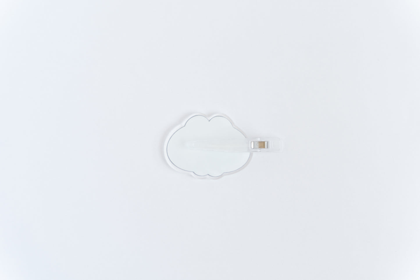 アクリルヘアクリップ　にゃんつぶ＆くろつぶ