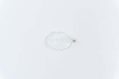 アクリルヘアクリップ　にゃんつぶ＆くろつぶ