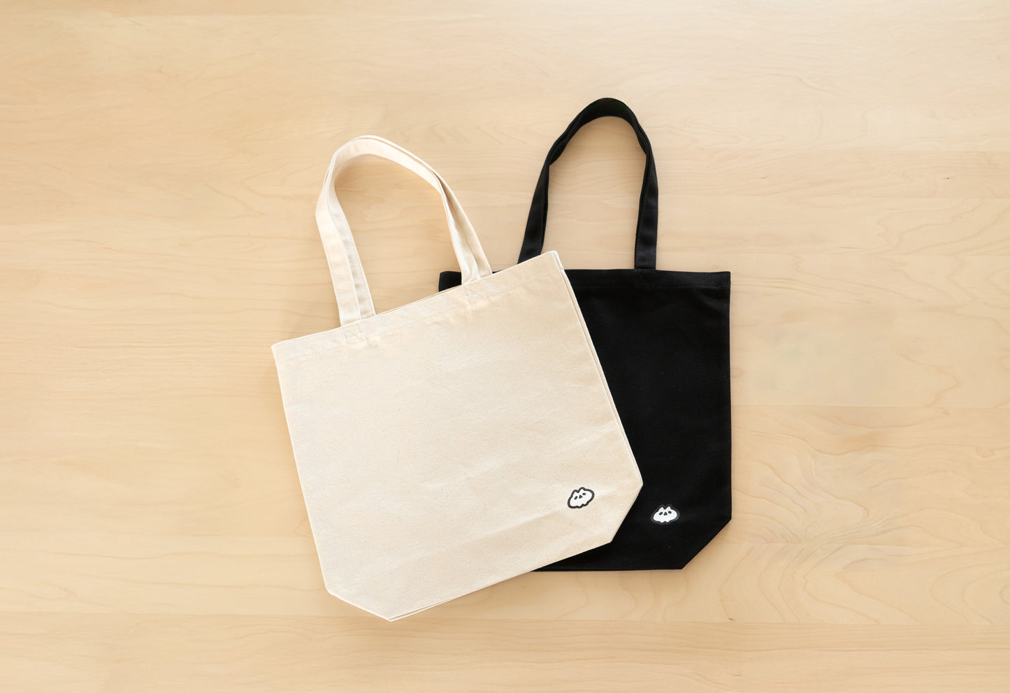 トートバッグ（全2種・ナチュラル/ブラック）