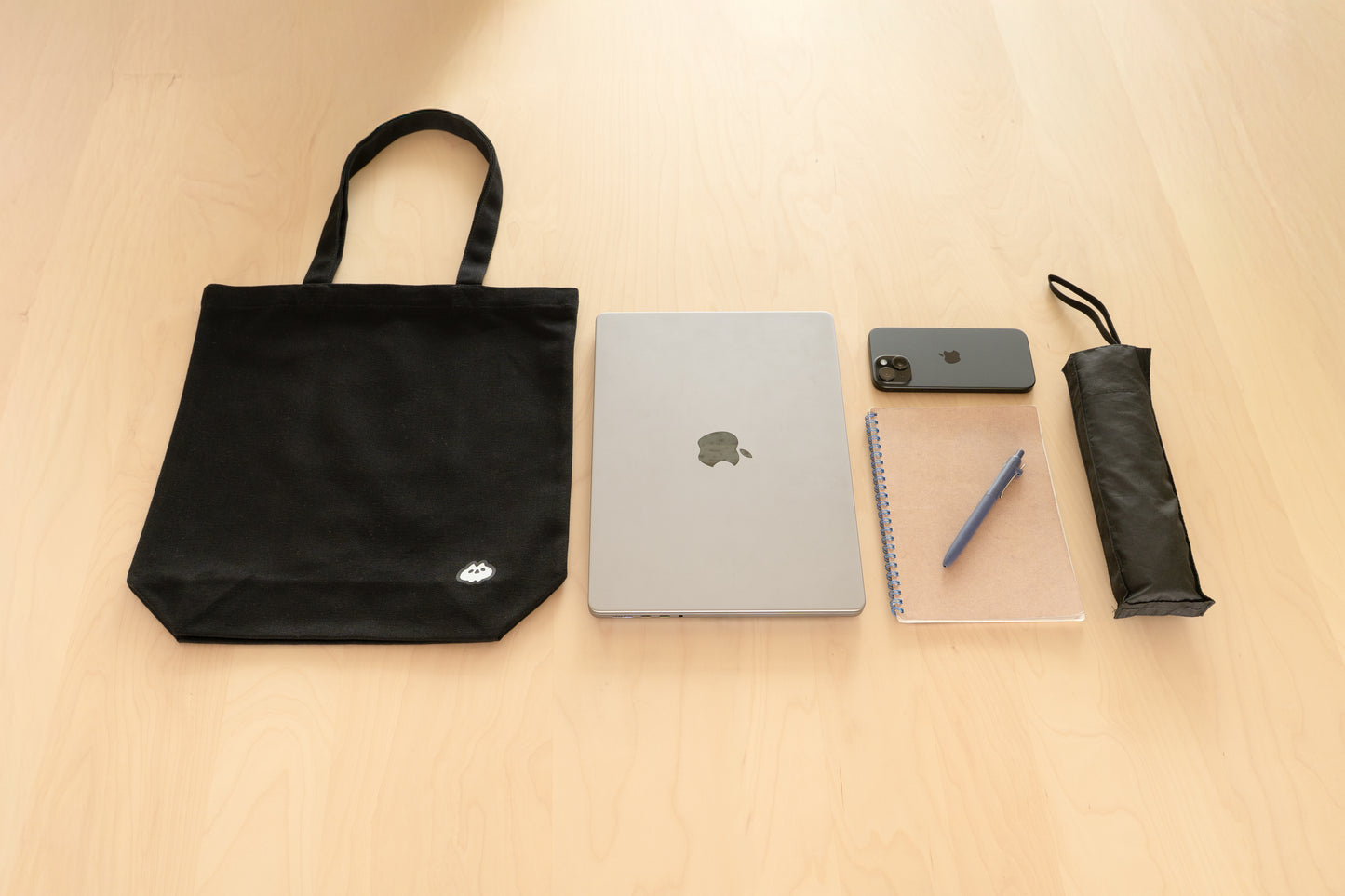 トートバッグ（全2種・ナチュラル/ブラック）