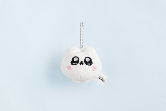 にゃんつぶ　ぬいぐるみキーホルダー（きゅる）