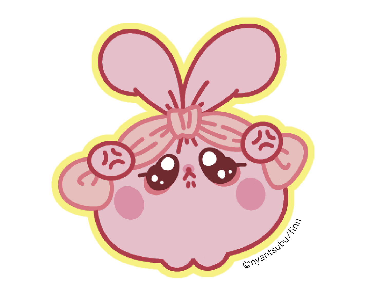 にゃんつぶ　身支度＆ティータイムステッカー(全5種)