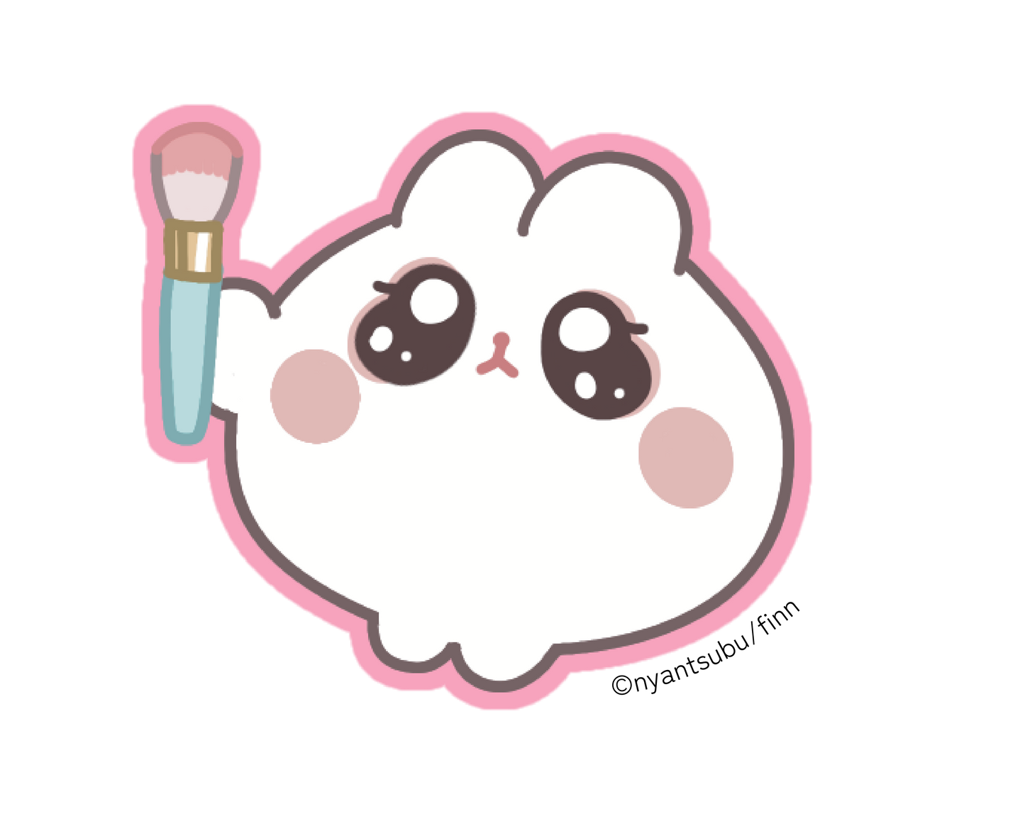 にゃんつぶ　身支度＆ティータイムステッカー(全5種)